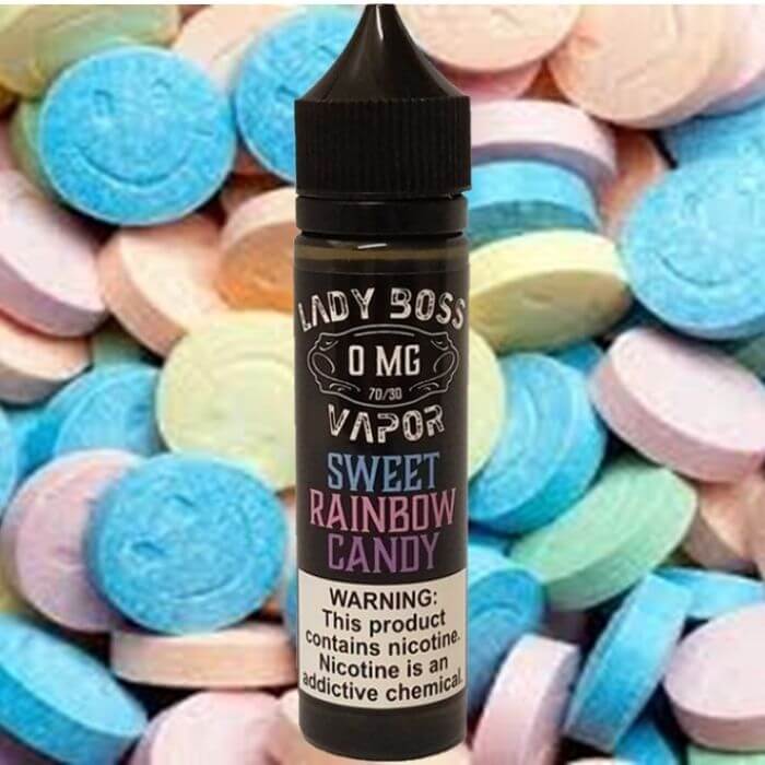 Sweet Rainbow Candy E-Liquid by Lady Boss Vapor