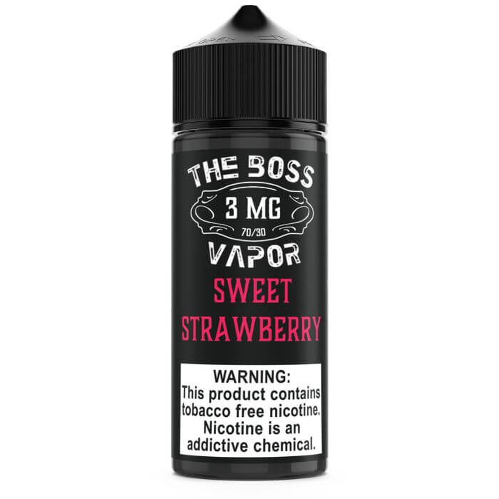Sweet Strawberry E-Liquid by The Boss Vapor