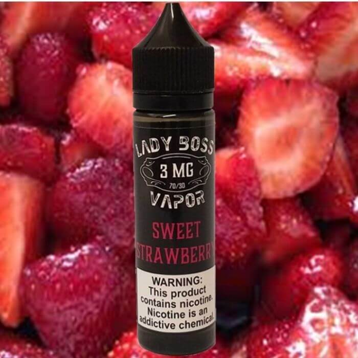 Sweet Strawberry E-Liquid by Lady Boss Vapor