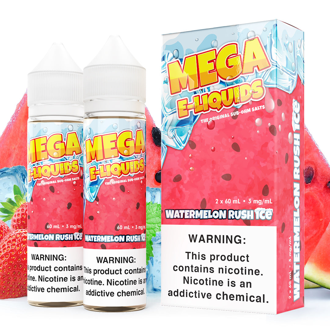 Watermelon Rush Ice E-Liquid by Mega