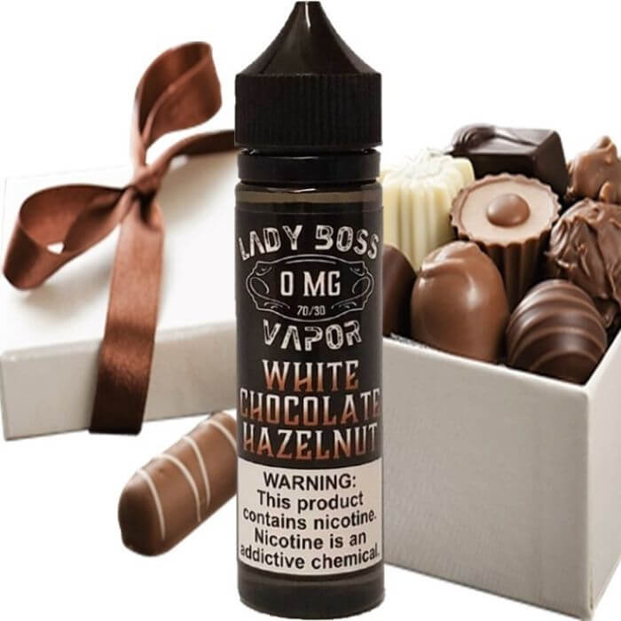 White Chocolate Hazelnut E-Liquid by Lady Boss Vapor