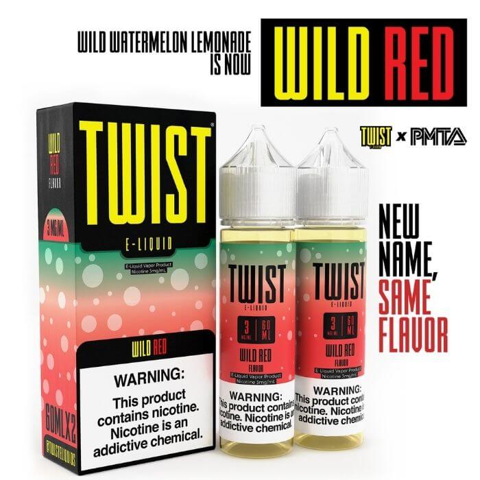 Wild Red (Wild Watermelon) Lemonade E-Liquid by Twist E-Liquid