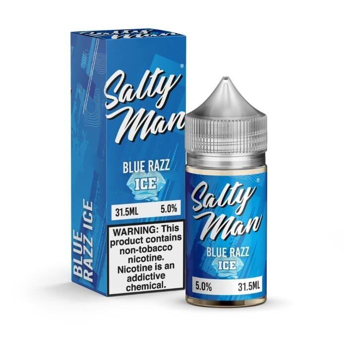 Bluerazz Ice Nicotine Salt by Salty Man