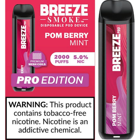 Pom Berry Mint Breeze Pro Flavor