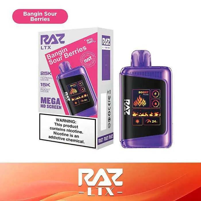 RAZ DC25000 Disposable — LTX 25K, All Flavors