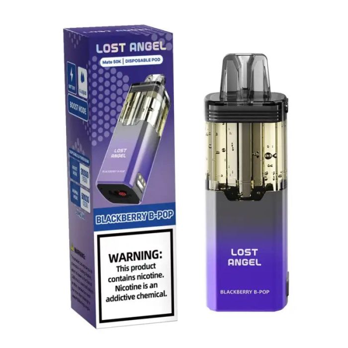 Lost Angel Mate 50K Pod Disposable Vape - Multiple Flavors | eJuiceDB