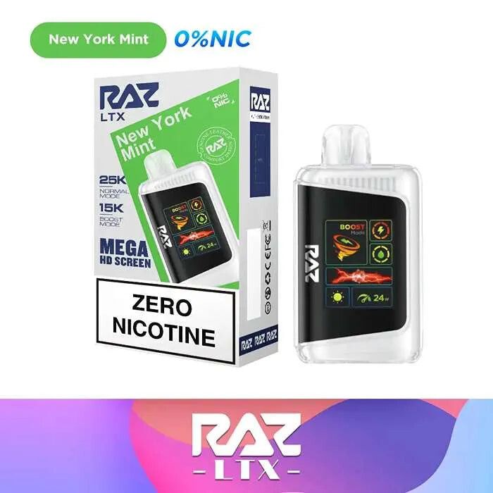 raz tobacco vape 25000 LTX Zero Nicotine RAZ LTX Disposable Vape |