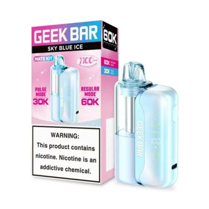 sky blue tobacco and vape Geek Bar MATE 60K Kit Yocan Orbit Kit - Sleek