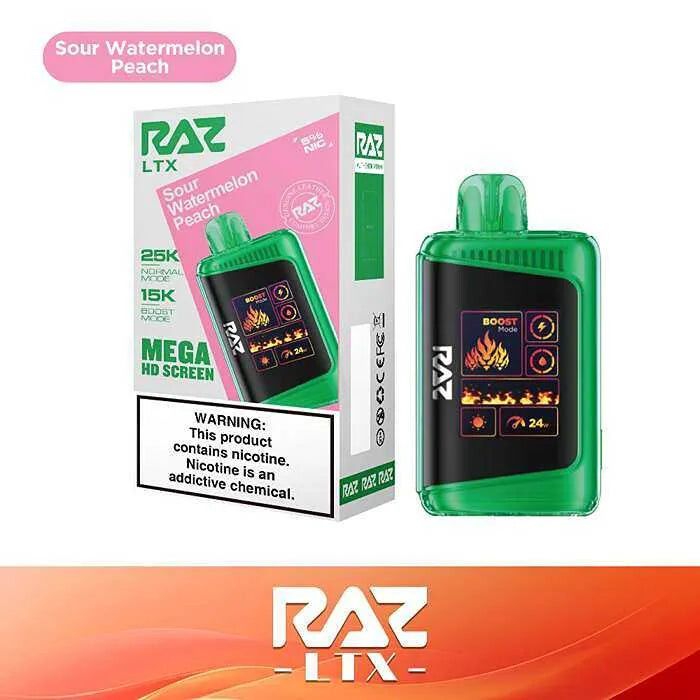 raz tobacco vape 25000 LTX Disposable RAZ LTX 25,000 Puffs Flavors